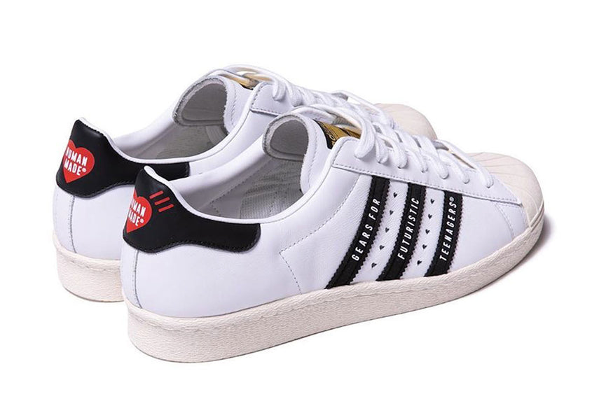 New Human Made x Adidas "Superstar" Sneakers