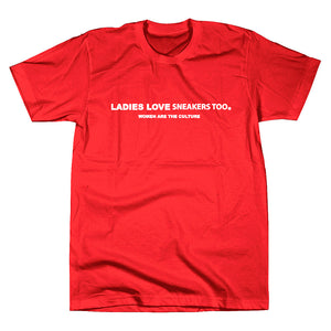 *LADIES LOVE SNEAKERS TOO™ "FLAGSHIP" T-Shirt