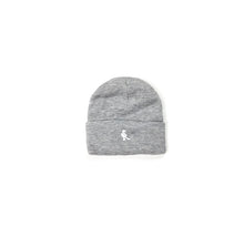 Load image into Gallery viewer, Stacksandkicks™ &quot;SK&quot; Grey and White Beanie